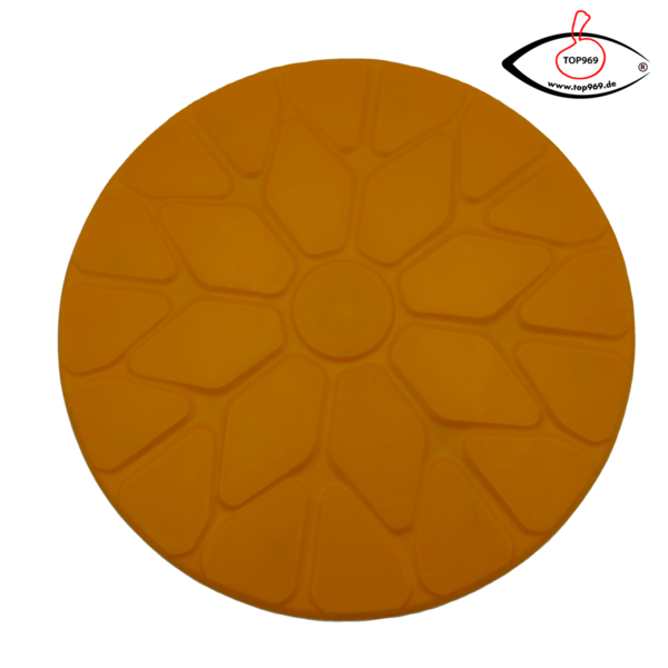 Sommerlaufplatte / Eisstockplatte Typ 14S melonengelb (orange) 56-58 SD - PROFIL